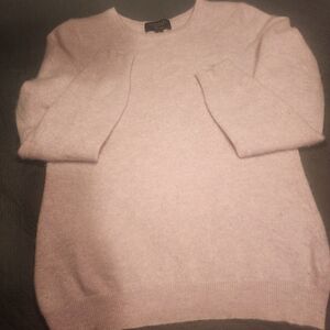 Charter Club Soft Pink Crew Neck Sweater